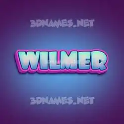 wilmer in Phat Purple style - 3D name wallpaper