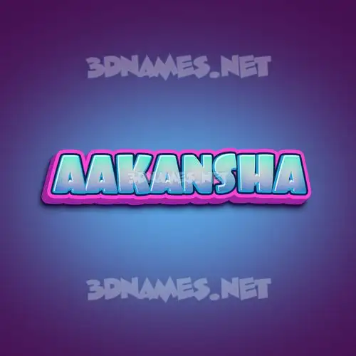 aakansha in Phat Purple style - 3D name wallpaper aakansha in Phat Purple style - 3D name wallpaper