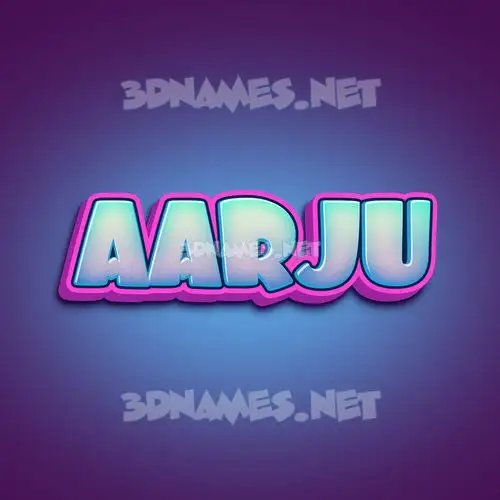 aarju in Phat Purple style - 3D name wallpaper aarju in Phat Purple style - 3D name wallpaper