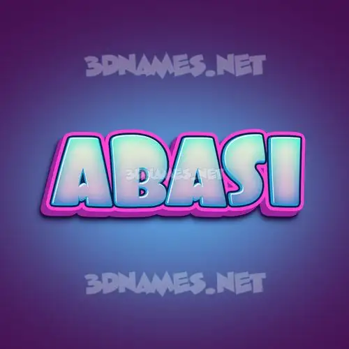 abasi in Phat Purple style - 3D name wallpaper abasi in Phat Purple style - 3D name wallpaper