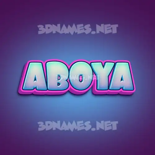 aboya in Phat Purple style - 3D name wallpaper aboya in Phat Purple style - 3D name wallpaper