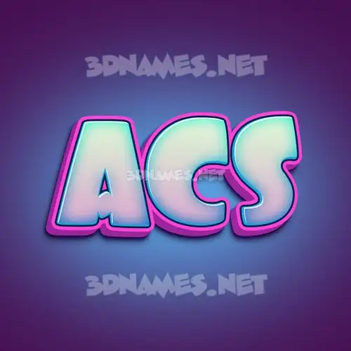 acs in Phat Purple style - 3D name wallpaper acs in Phat Purple style - 3D name wallpaper