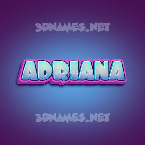 adriana in Phat Purple style - 3D name wallpaper adriana in Phat Purple style - 3D name wallpaper