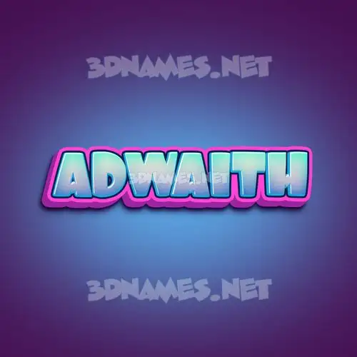 adwaith in Phat Purple style - 3D name wallpaper adwaith in Phat Purple style - 3D name wallpaper