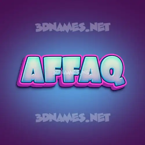affaq in Phat Purple style - 3D name wallpaper affaq in Phat Purple style - 3D name wallpaper