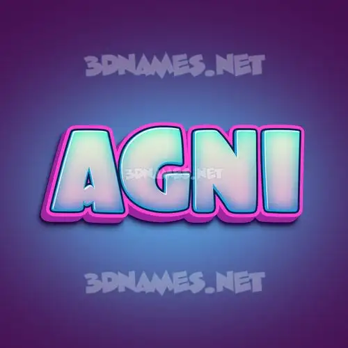 agni in Phat Purple style - 3D name wallpaper agni in Phat Purple style - 3D name wallpaper