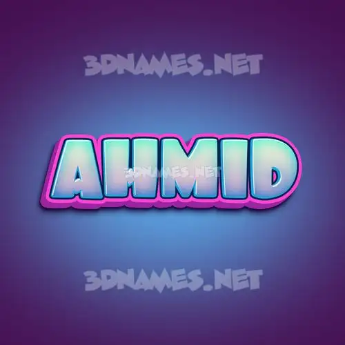 ahmid in Phat Purple style - 3D name wallpaper ahmid in Phat Purple style - 3D name wallpaper