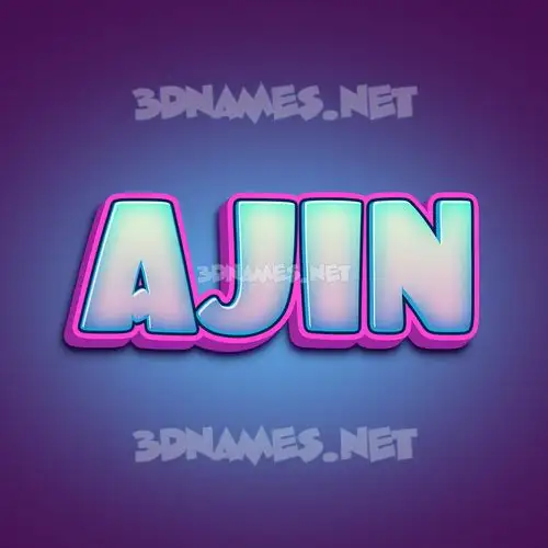 ajin in Phat Purple style - 3D name wallpaper ajin in Phat Purple style - 3D name wallpaper