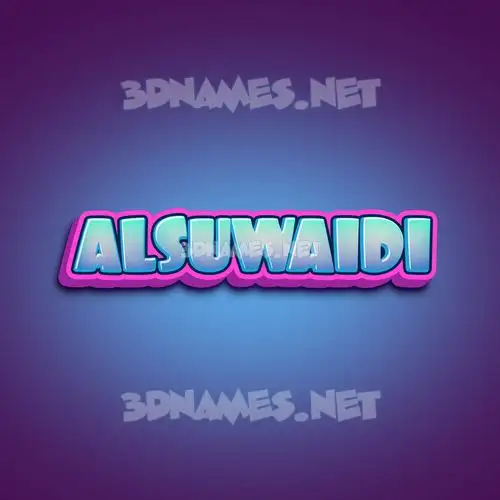 alsuwaidi in Phat Purple style - 3D name wallpaper alsuwaidi in Phat Purple style - 3D name wallpaper