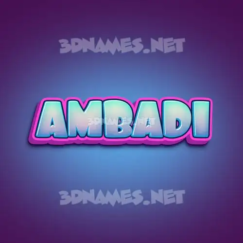 ambadi in Phat Purple style - 3D name wallpaper ambadi in Phat Purple style - 3D name wallpaper