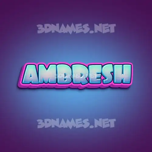 ambresh in Phat Purple style - 3D name wallpaper ambresh in Phat Purple style - 3D name wallpaper