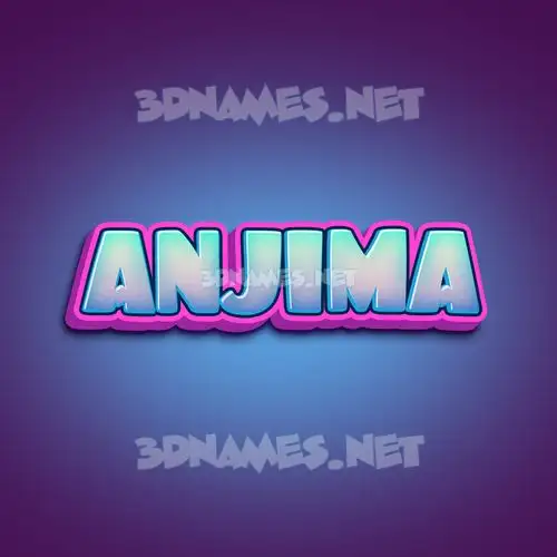 anjima in Phat Purple style - 3D name wallpaper anjima in Phat Purple style - 3D name wallpaper