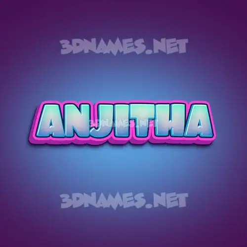 anjitha in Phat Purple style - 3D name wallpaper anjitha in Phat Purple style - 3D name wallpaper