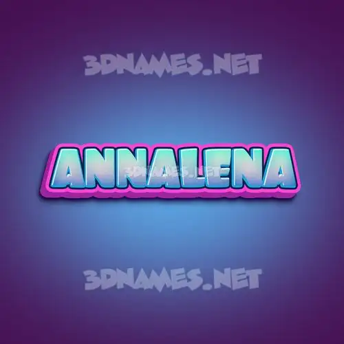 annalena in Phat Purple style - 3D name wallpaper annalena in Phat Purple style - 3D name wallpaper