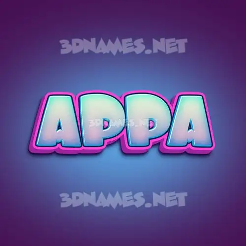 appa in Phat Purple style - 3D name wallpaper appa in Phat Purple style - 3D name wallpaper