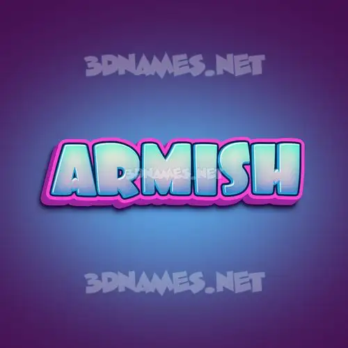 armish in Phat Purple style - 3D name wallpaper armish in Phat Purple style - 3D name wallpaper