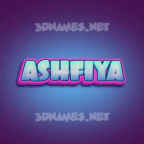 ashfiya in Phat Purple style - 3D name wallpaper ashfiya in Phat Purple style - 3D name wallpaper