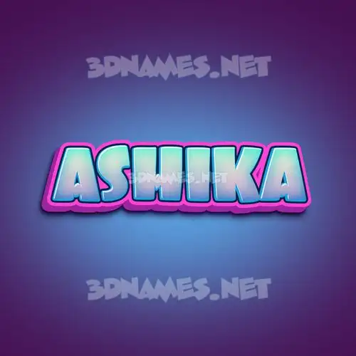 ashika in Phat Purple style - 3D name wallpaper ashika in Phat Purple style - 3D name wallpaper