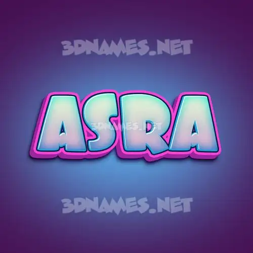 asra in Phat Purple style - 3D name wallpaper asra in Phat Purple style - 3D name wallpaper