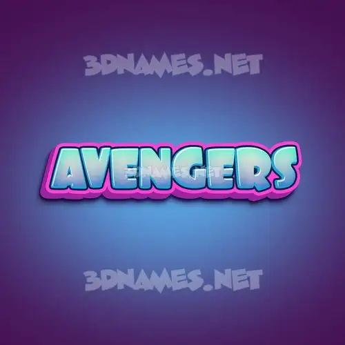 avengers in Phat Purple style - 3D name wallpaper avengers in Phat Purple style - 3D name wallpaper