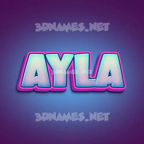 ayla in Phat Purple style - 3D name wallpaper ayla in Phat Purple style - 3D name wallpaper