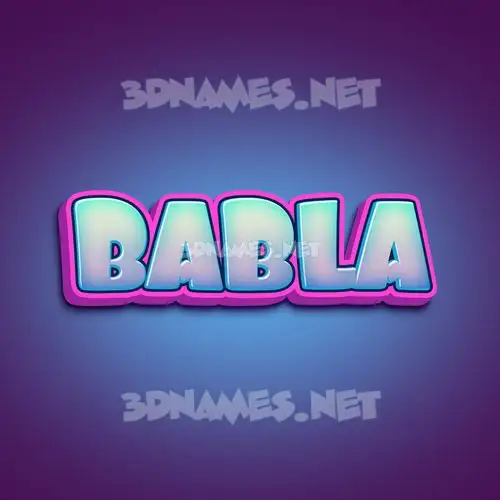 babla in Phat Purple style - 3D name wallpaper babla in Phat Purple style - 3D name wallpaper