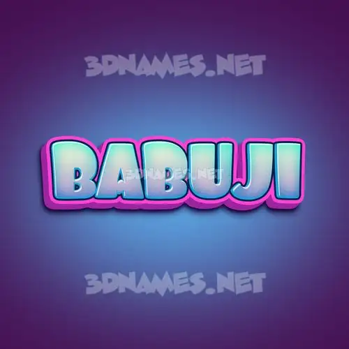 babuji in Phat Purple style - 3D name wallpaper babuji in Phat Purple style - 3D name wallpaper