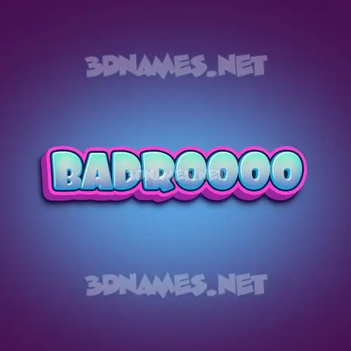 badroooo in Phat Purple style - 3D name wallpaper badroooo in Phat Purple style - 3D name wallpaper