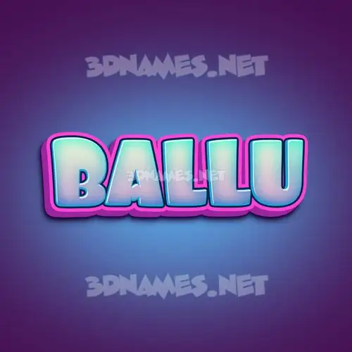 ballu in Phat Purple style - 3D name wallpaper ballu in Phat Purple style - 3D name wallpaper