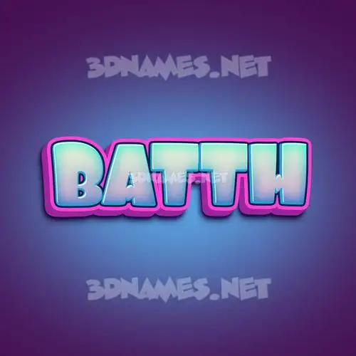 batth in Phat Purple style - 3D name wallpaper batth in Phat Purple style - 3D name wallpaper