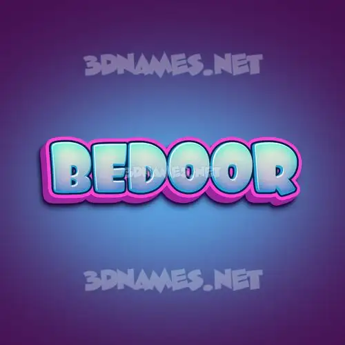 bedoor in Phat Purple style - 3D name wallpaper bedoor in Phat Purple style - 3D name wallpaper