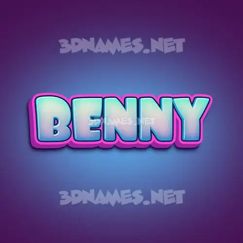 benny in Phat Purple style - 3D name wallpaper benny in Phat Purple style - 3D name wallpaper