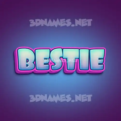 bestie in Phat Purple style - 3D name wallpaper bestie in Phat Purple style - 3D name wallpaper