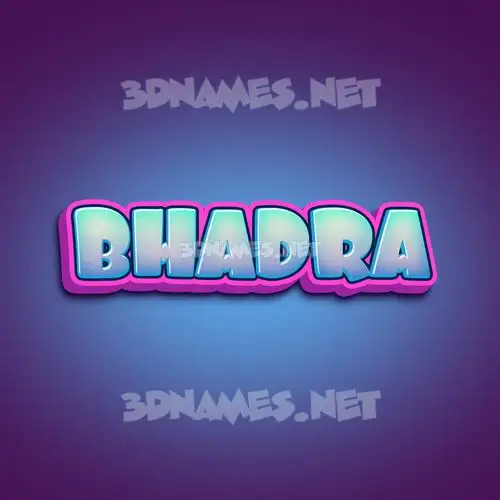 bhadra in Phat Purple style - 3D name wallpaper bhadra in Phat Purple style - 3D name wallpaper