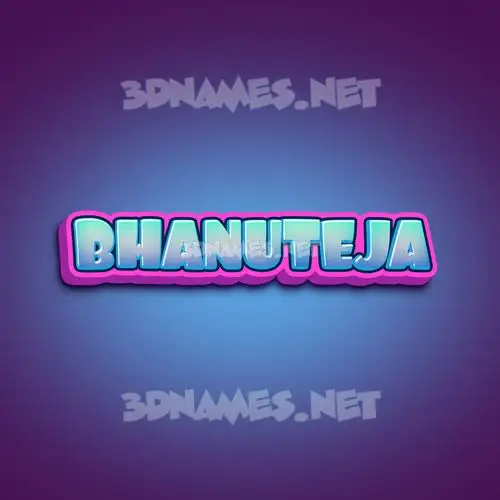 bhanuteja in Phat Purple style - 3D name wallpaper bhanuteja in Phat Purple style - 3D name wallpaper