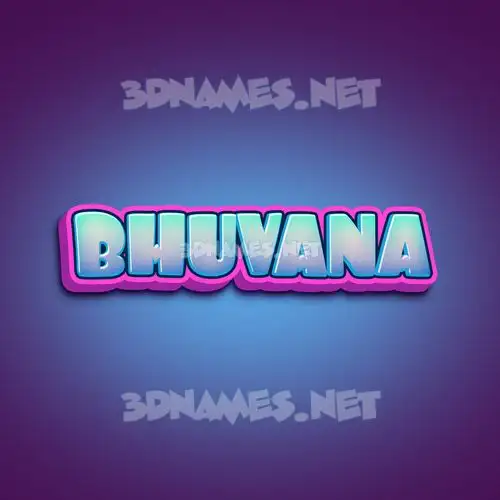 bhuvana in Phat Purple style - 3D name wallpaper bhuvana in Phat Purple style - 3D name wallpaper