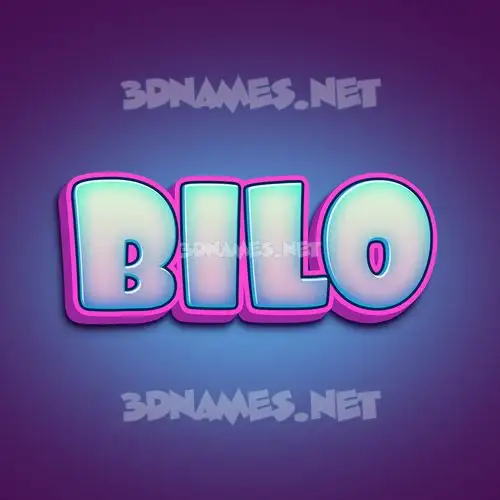 bilo in Phat Purple style - 3D name wallpaper bilo in Phat Purple style - 3D name wallpaper