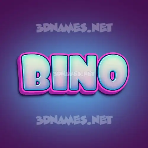 bino in Phat Purple style - 3D name wallpaper bino in Phat Purple style - 3D name wallpaper