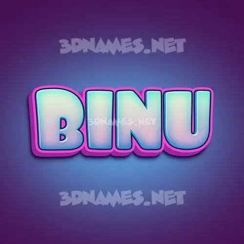 binu in Phat Purple style - 3D name wallpaper binu in Phat Purple style - 3D name wallpaper