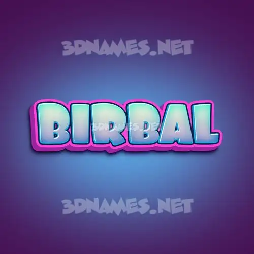 birbal in Phat Purple style - 3D name wallpaper birbal in Phat Purple style - 3D name wallpaper