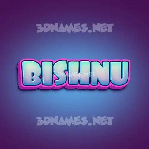 bishnu in Phat Purple style - 3D name wallpaper bishnu in Phat Purple style - 3D name wallpaper