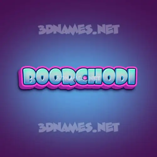 boorchodi in Phat Purple style - 3D name wallpaper boorchodi in Phat Purple style - 3D name wallpaper