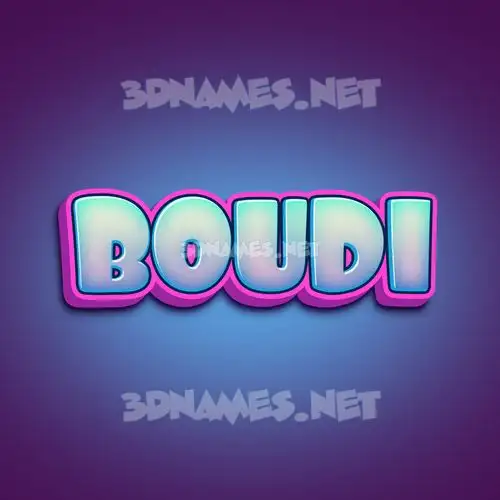 boudi in Phat Purple style - 3D name wallpaper boudi in Phat Purple style - 3D name wallpaper