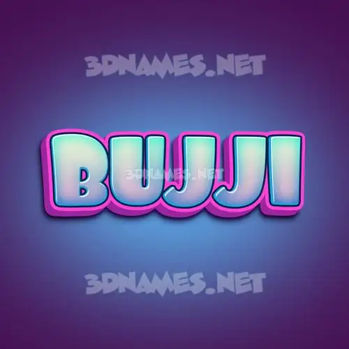 bujji in Phat Purple style - 3D name wallpaper bujji in Phat Purple style - 3D name wallpaper