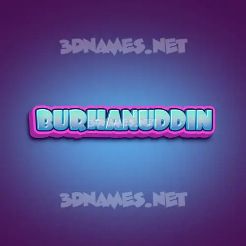 burhanuddin in Phat Purple style - 3D name wallpaper burhanuddin in Phat Purple style - 3D name wallpaper