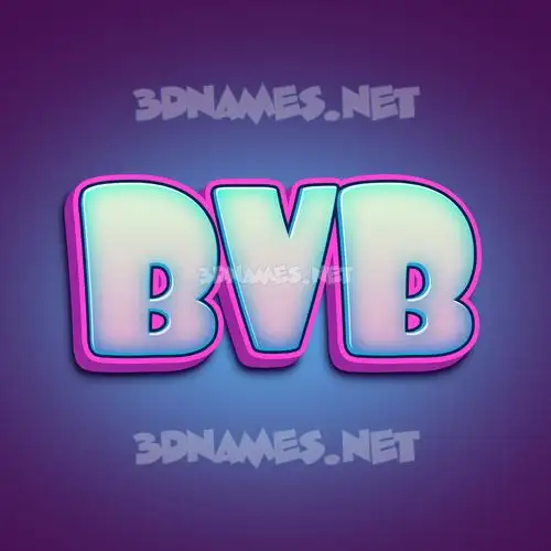 bvb in Phat Purple style - 3D name wallpaper bvb in Phat Purple style - 3D name wallpaper