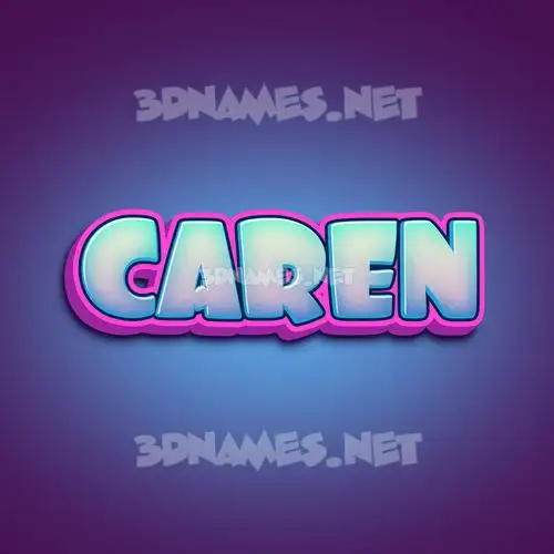 caren in Phat Purple style - 3D name wallpaper caren in Phat Purple style - 3D name wallpaper
