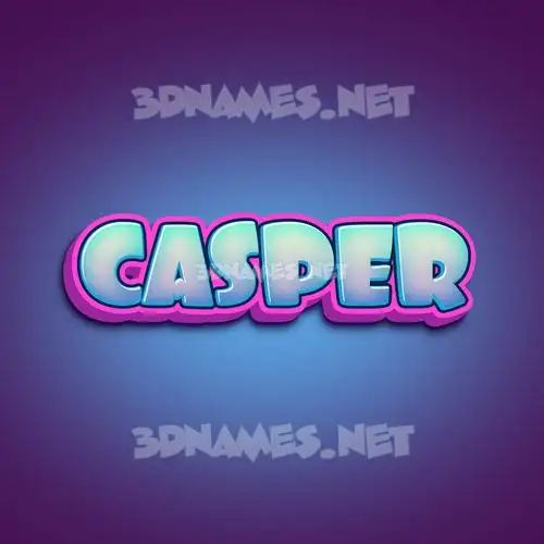 casper in Phat Purple style - 3D name wallpaper casper in Phat Purple style - 3D name wallpaper