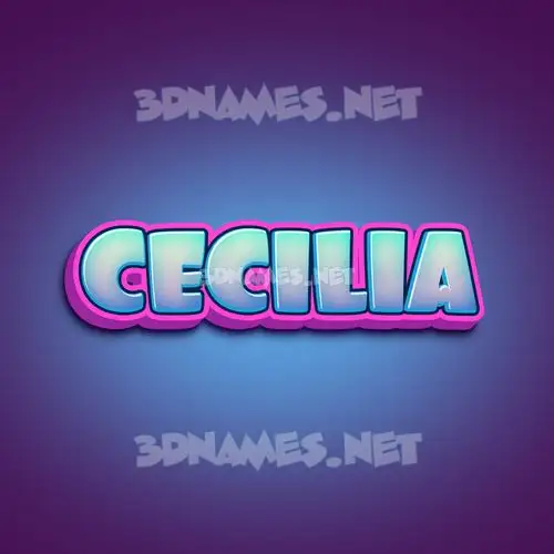 cecilia in Phat Purple style - 3D name wallpaper cecilia in Phat Purple style - 3D name wallpaper