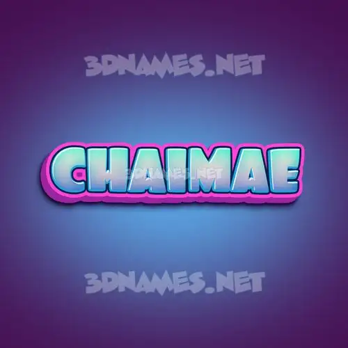 chaimae in Phat Purple style - 3D name wallpaper chaimae in Phat Purple style - 3D name wallpaper